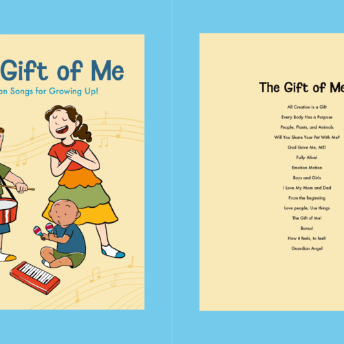 The Gift of Me: Christian Songs for Growing up! (Coloring Book – Printed Edition)
